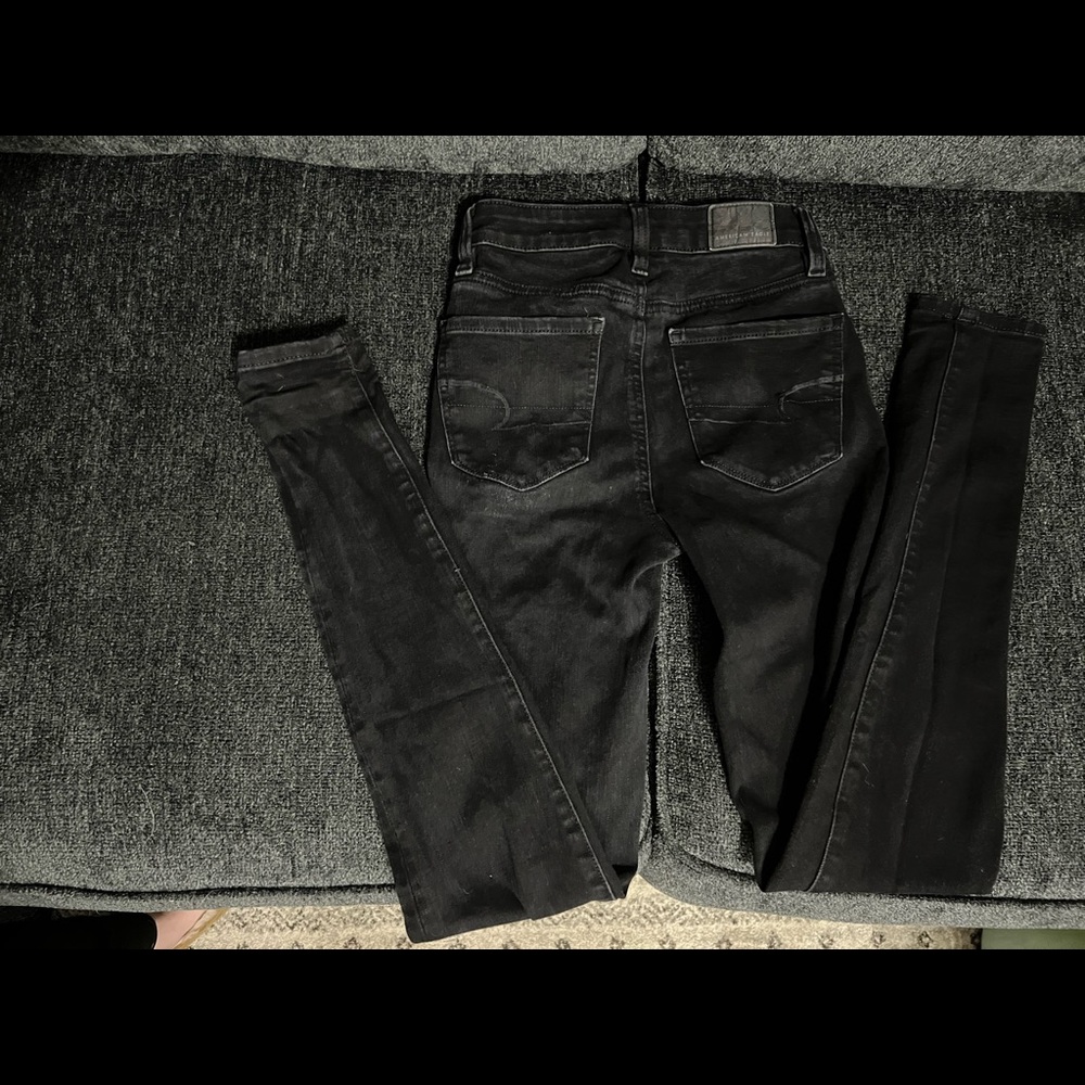 American Eagle Black jeans, 00L - Picture 2 of 4